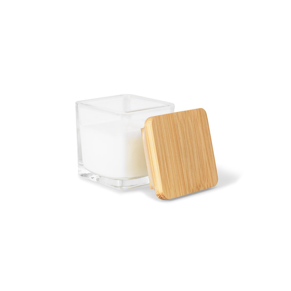 Vela Aromática Personalizada 50g Vidro e Bambu - Image 5