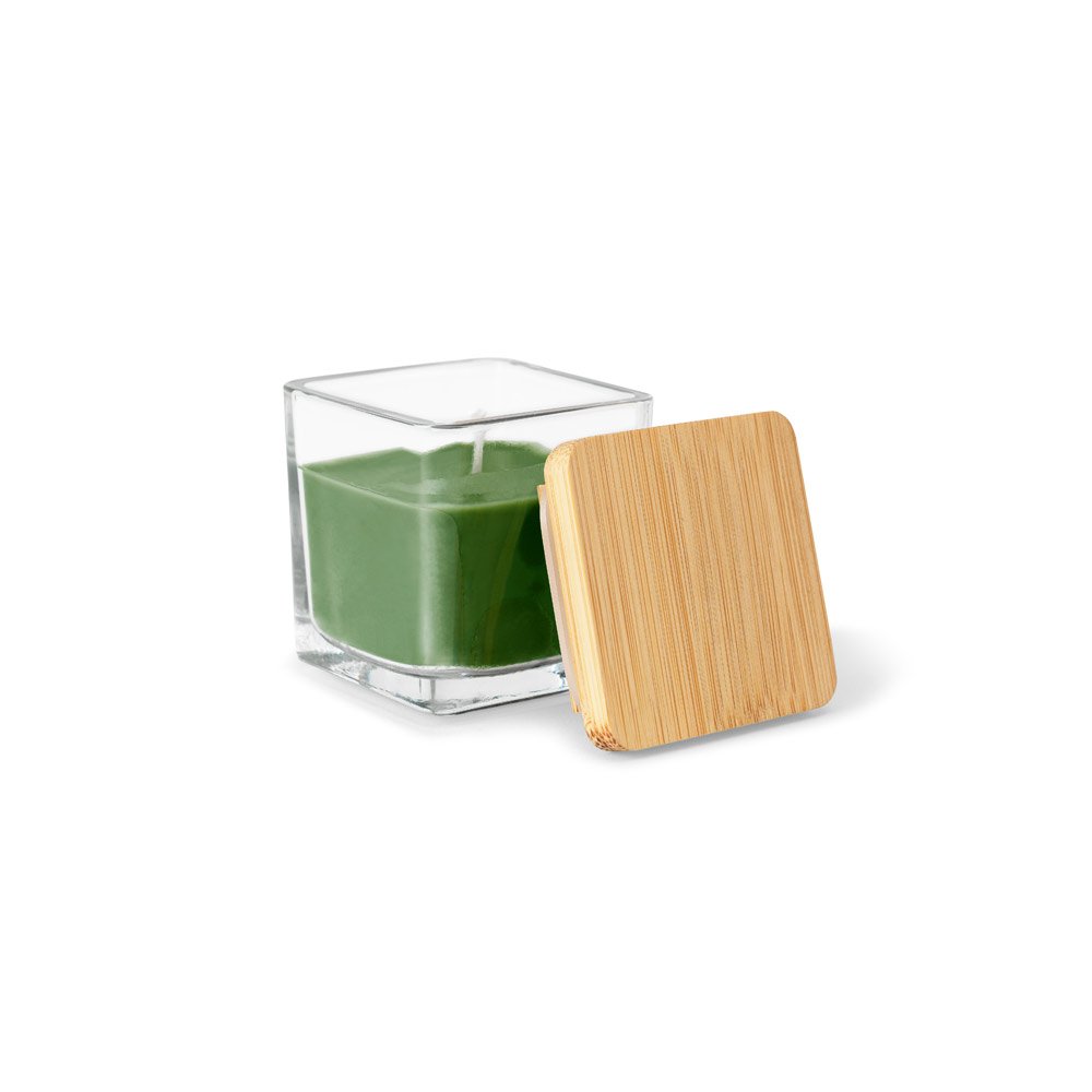 Vela Aromática Personalizada 50g Vidro e Bambu - Image 2